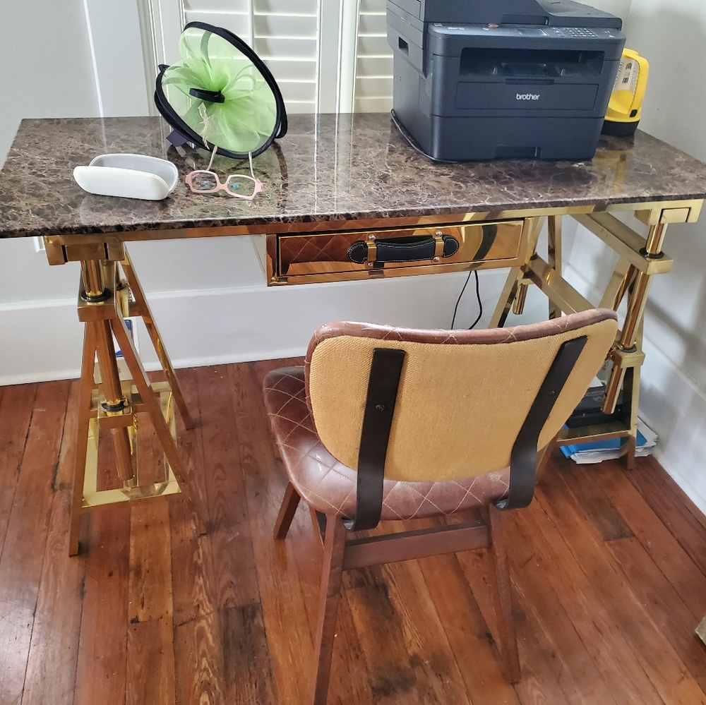 Luxury High End Desk with Marble top